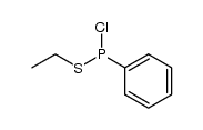 Phosphonochloridothious acid, P-phenyl-, ethyl ester 结构式