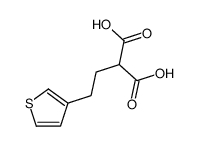 2-(2-(3-噻吩基)乙基)丙二酸 结构式