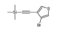 Silane, [(4-bromo-3-thienyl)ethynyl]trimethyl- 结构式