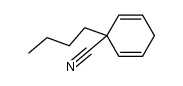 1-丁基-2,5-环己二烯-1-甲腈 结构式