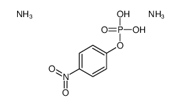 diammonium 4-nitrophenyl phosphate 结构式