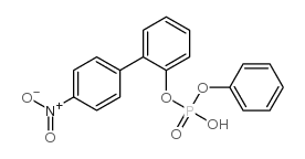 4-NITROPHENYLDIPHENYLPHOSPHATE 结构式