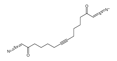 7-Tetradecyne-2,13-dione, 1,14-bis(diazo)- 结构式