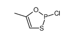 2-氯-5-甲基-1,3,2-氧杂硫磷杂环戊二烯 结构式