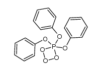 4,4,4-三苯氧基-4λ5-三氧杂磷杂环丁烷 结构式