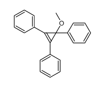 Benzene, 1,1',1''-(3-methoxy-1-cyclopropene-1,2,3-triyl)tris- (9CI) 结构式