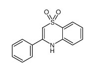 3-苯基-4H-1,4-苯并噻嗪-1,1-二氧化物 结构式