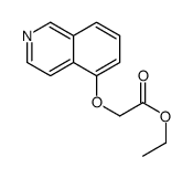 5-异喹啉氧基乙酸乙酯 结构式