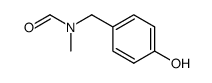 N-(4-羟基苄基)-N-甲基甲酰胺 结构式