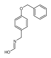 N-[[4-(苄氧基)苯基]甲基]甲酰胺 结构式