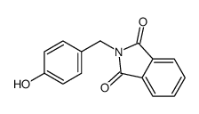 2-[(4-Hydroxyphenyl)methyl]-1H-isoindole-1,3(2H)-dione 结构式