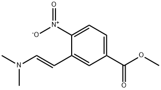 (E)-3-(2-(二甲基氨基)乙烯基)-4-硝基苯甲酸甲酯 结构式