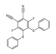 3,6-二氟-4,5-双(苯硫基)苯-1,2-二腈 结构式