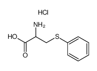 S-苯基半胱氨酸盐酸盐 结构式