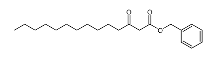 3-氧代十四酸苄酯 结构式