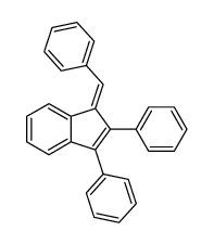 1H-Indene, 2,3-diphenyl-1-(phenylmethylene)- 结构式
