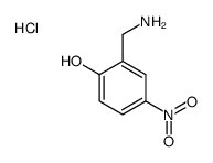 2-氨基甲基-4-硝基苯酚盐酸盐 结构式