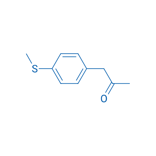 1-[4-(methylsulfanyl)phenyl]propan-2-one 结构式