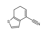 6,7-二氢苯并[b]噻吩-4-甲腈 结构式