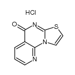 5H-吡啶并[3,2-e]噻唑并[3,2-a]嘧啶-5-酮 盐酸盐 结构式