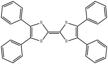 2-(4,5-二苯基-1,3-二硫杂环戊二烯-2-亚基)-4,5-二苯基-1,3-二硫杂环戊二烯 结构式
