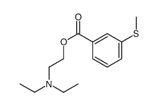2-(Diethylamino)ethyl=m-(methylthio)benzoate 结构式