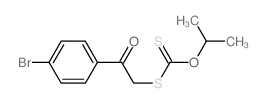 Carbonodithioic acid,S-[2-(4-bromophenyl)-2-oxoethyl] O-(1-methylethyl) ester 结构式