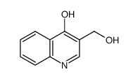 4-羟基-3-喹啉甲醇 结构式