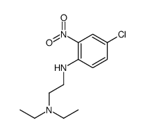 N2-(4-氯-2-硝基苯基)-N1,N1-二乙基-1,2-乙二胺 结构式