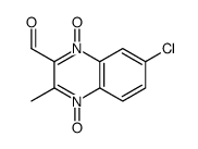 7-氯-3-甲基-2-喹喔啉甲醛-1,4-二氧化物 结构式