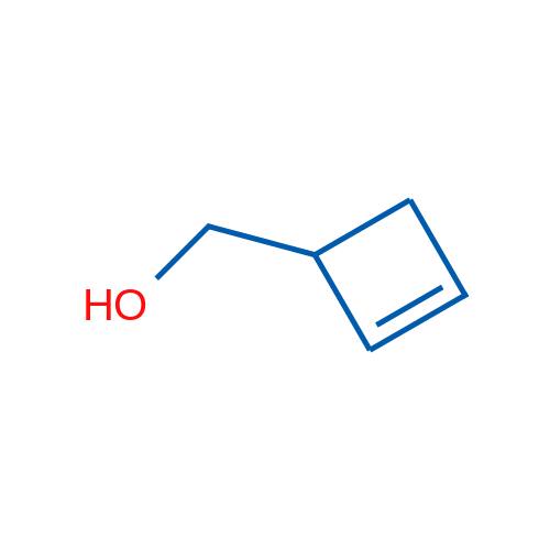 Cyclobut-2-enyl-methanol 结构式