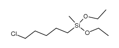 Silane, (5-chloropentyl)diethoxymethyl- 结构式