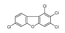 1,2,3,7-四氯二苯并呋喃 结构式