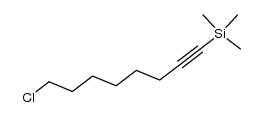 Silane, (8-chloro-1-octyn-1-yl)trimethyl- 结构式