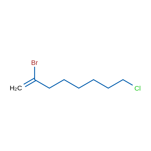 2-溴-8-氯-1-辛烯 结构式