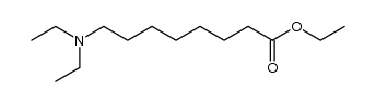 Octanoic acid, 8-(diethylamino)-, ethyl ester 结构式