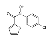 2-Thiophenecarboxamide, N-(4-chlorophenyl)-N-hydroxy- 结构式