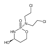 2H-1,3,2-Oxazaphosphorin-4-ol, 2-[bis(2-chloroethyl)amino]tetrahydro-, 2-oxide, (2R,4R)-rel- 结构式