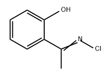 2-[1-(氯亚氨基)乙基]苯酚 结构式