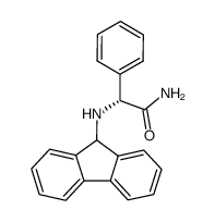 α-(9H-芴-9-基氨基)苯乙酰胺, (αR)- 结构式