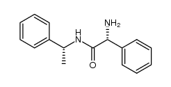 Benzeneacetamide, α-amino-N-[(1R)-1-phenylethyl]-, (αR)- 结构式