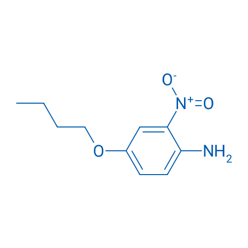 4-丁氧基-2-硝基苯胺 结构式