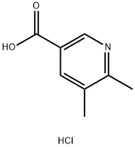 5,6-二甲基烟酸盐酸盐 结构式