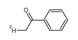1-苯基-2-氘代乙酮 结构式