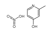 2-甲基-4-吡啶醇硝酸盐 结构式