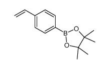 4-乙烯苯硼酸频哪醇酯 结构式