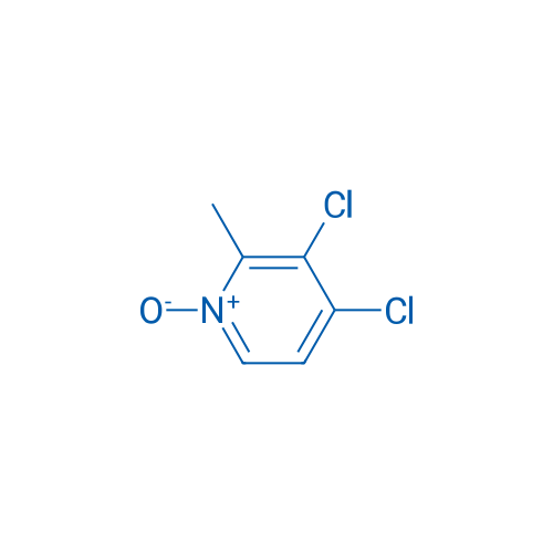 2-甲基-3,4-二氯吡啶 N-氧化物 结构式