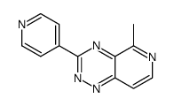 Pyrido[3,4-e]-1,2,4-triazine, 5-methyl-3-(4-pyridinyl)- 结构式