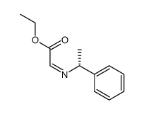 Acetic acid, 2-[[(1R)-1-phenylethyl]imino]-, ethyl ester, (2Z)- 结构式