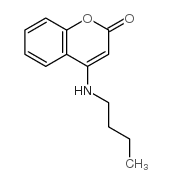 4-正丁氨基-苯并吡喃-2-酮 结构式
